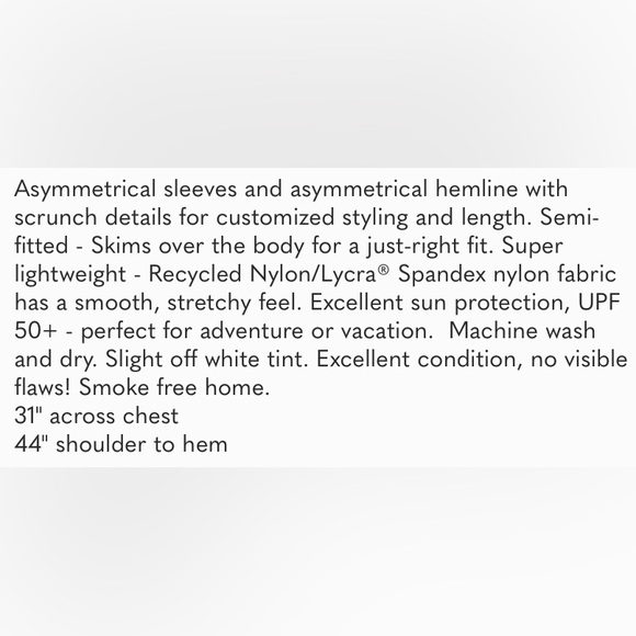 Athleta White Sunlover Hilo UPF Dress S - Picture 7 of 7